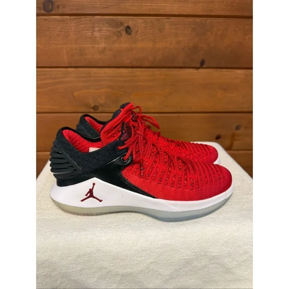 Nike GS Air Jordan 32 Low 'Win Like 96' basketball university red/Black/ Sz 6.5
